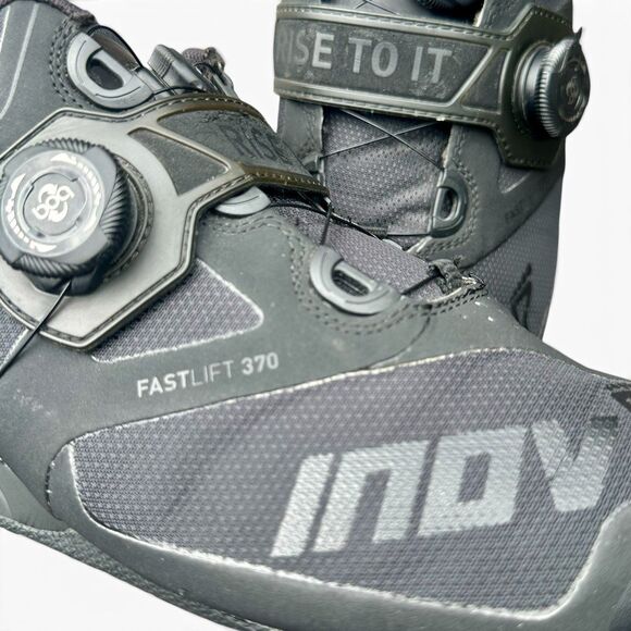 Inov-8 Fastlift 370 BOA Weightlifting Shoes Men 8.5 Black Powerlifting CrossFit main image 9
